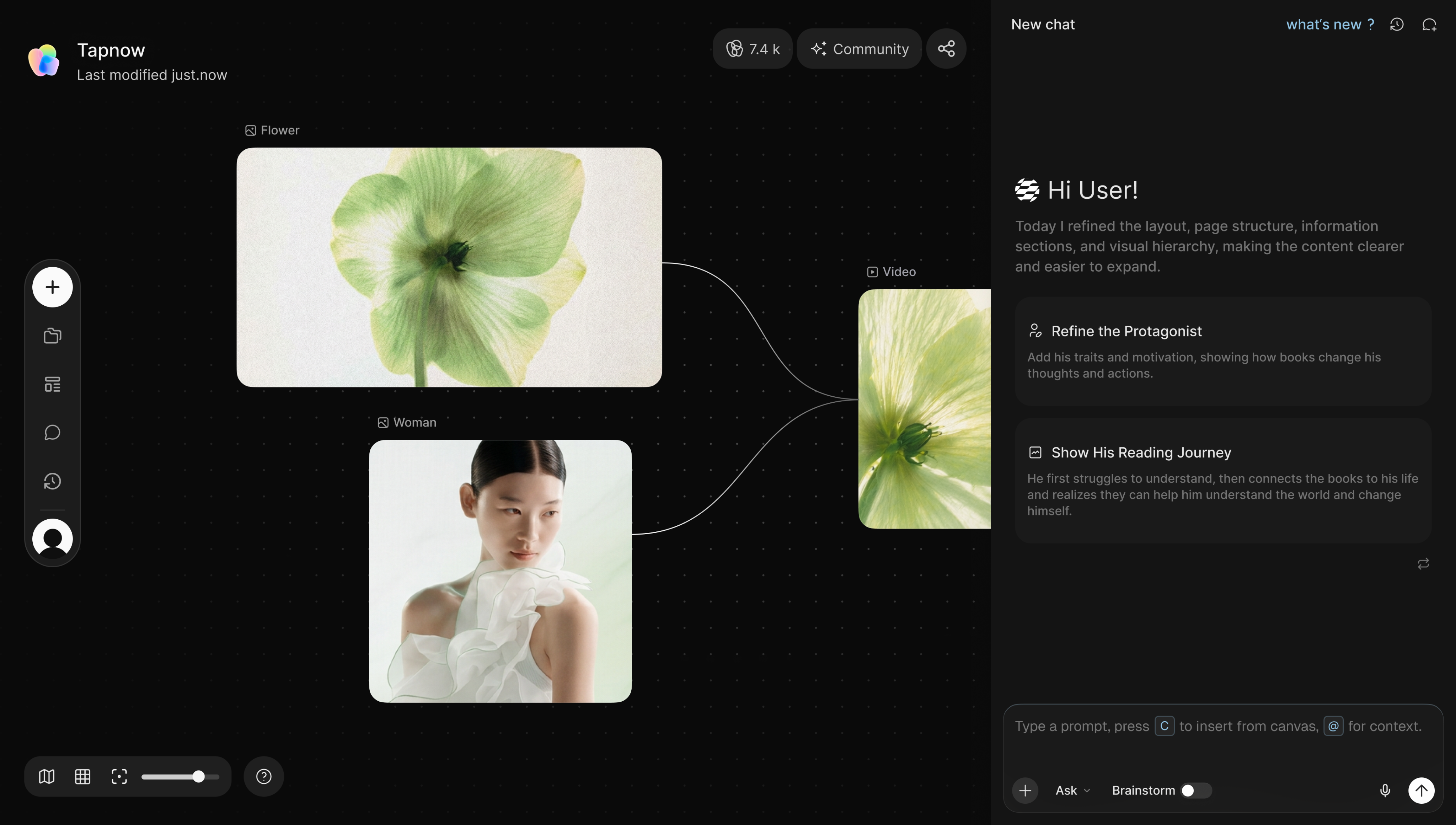 Agent dialog interface